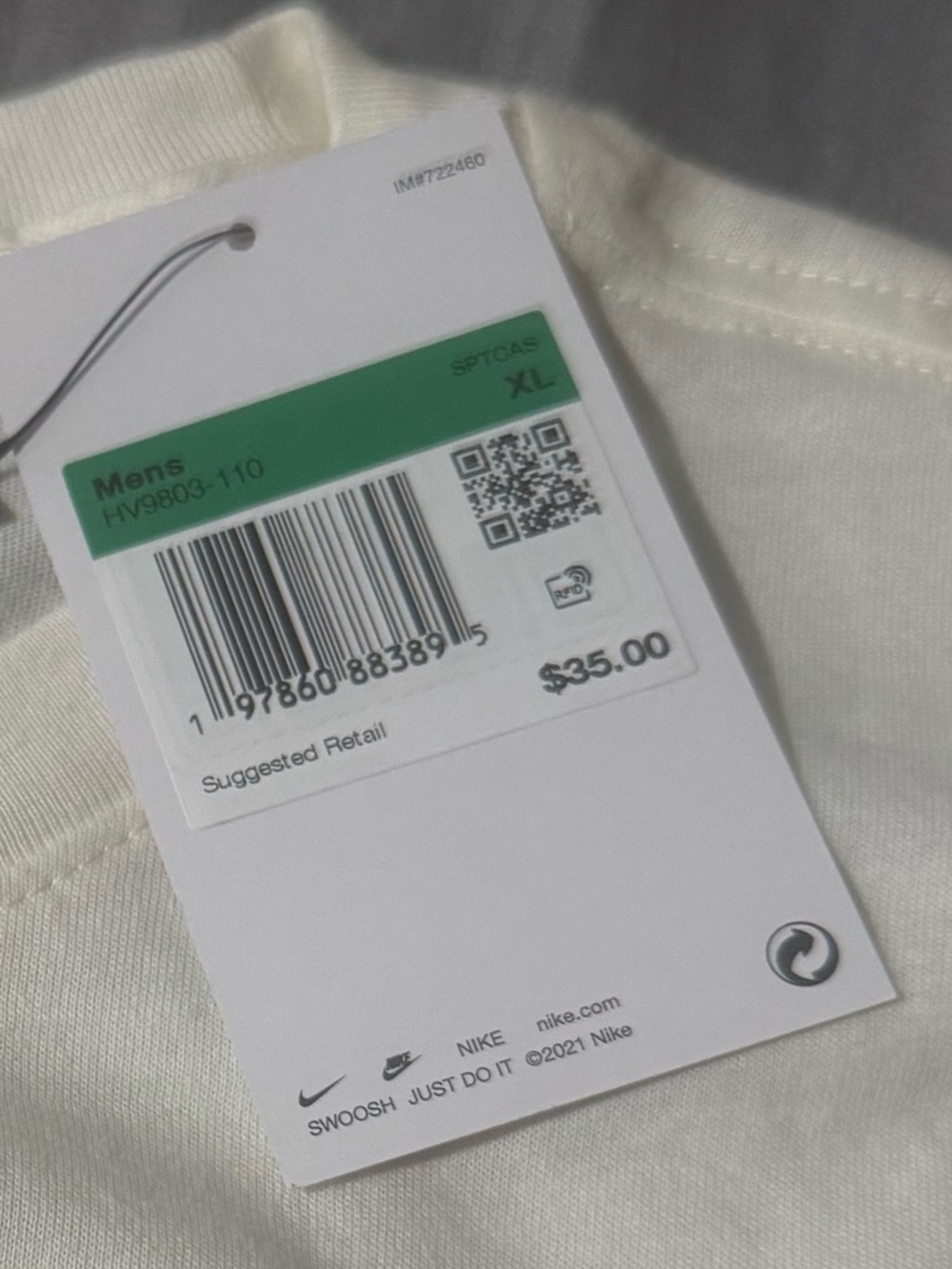 Nike Men's White Dress Shirt - White, XL